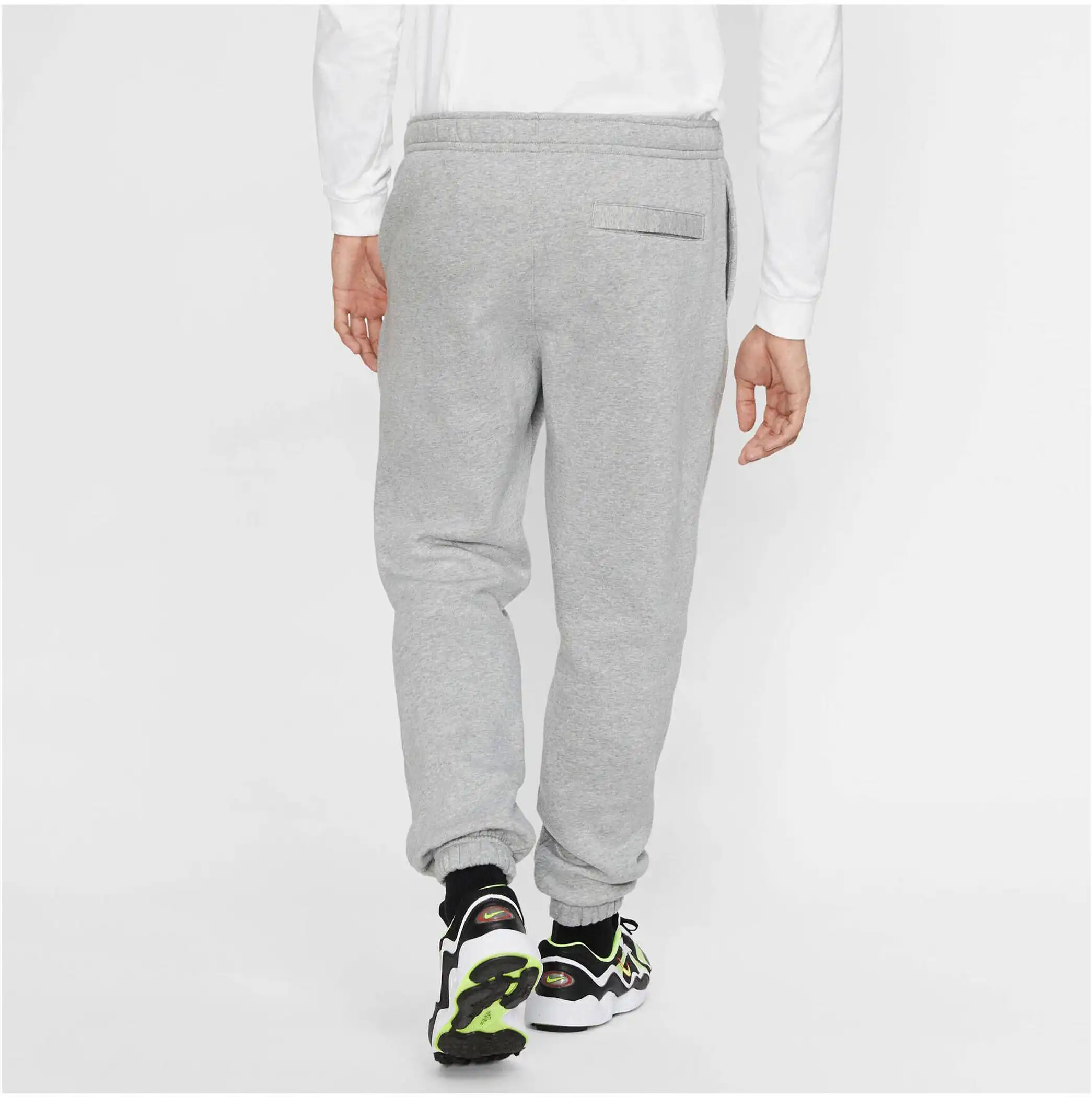 NIKE SPORTSWEAR CLUB FLEECE ME DK GREY HEATHER/MATTE SILVER/W – Bild 6