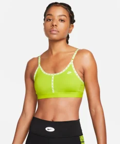 W NK DF AIR INDY LOGO STRP BRA ATOMIC GREEN/BARELY VOLT/BAREL