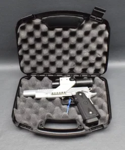 Nowlin Full House Pistol STI frame , 5,5″ mit Kompensator & Tasco Red Dot, Kaliber 45Auto, sehr gut