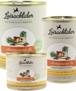 Loisachtaler Komponente B (besteht aus Gemüse, Obst mit Ballaststoffen und Ölen und dient zur natürlichen Bedarfsabdeckung), 400g, 800g