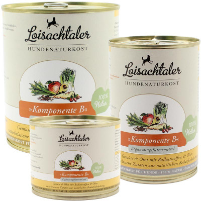 Loisachtaler Komponente B (besteht aus Gemüse, Obst mit Ballaststoffen und Ölen und dient zur natürlichen Bedarfsabdeckung), 400g, 800g – Bild 2