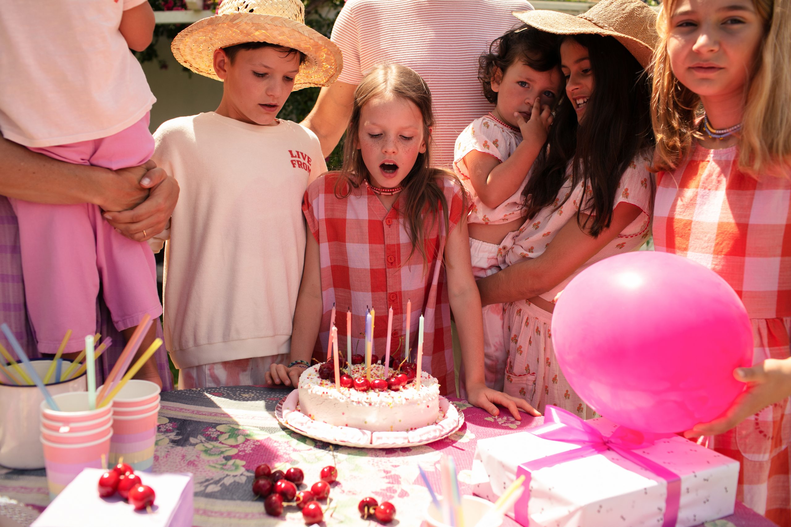PiuPiuChick – Rock, Blumenmuster, rosé (6J.) – Bild 4