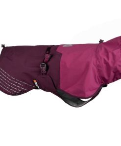 Non-stop dogwear – Fjord raincoat (wind- und wasserdicht, atmungsaktiv, Kordelzug, Reflektierende Details), purple (30, 36)