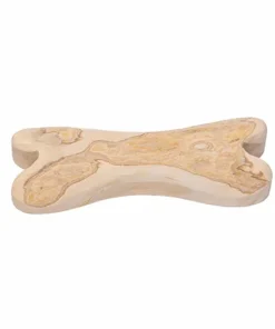 Quapas! Dog Toy Coffeewood Bone Chew Stick, 100% Kaffeebaumwurzeln (splitterarm), S