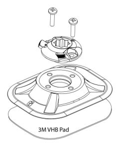 Railblaza Selbstklebendes Pad für Ribport
