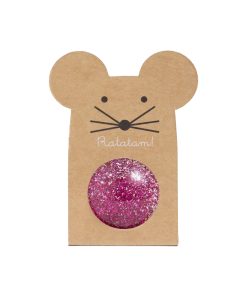 Ratatam – Flummi, „MAUS“, pink, 4,3cm