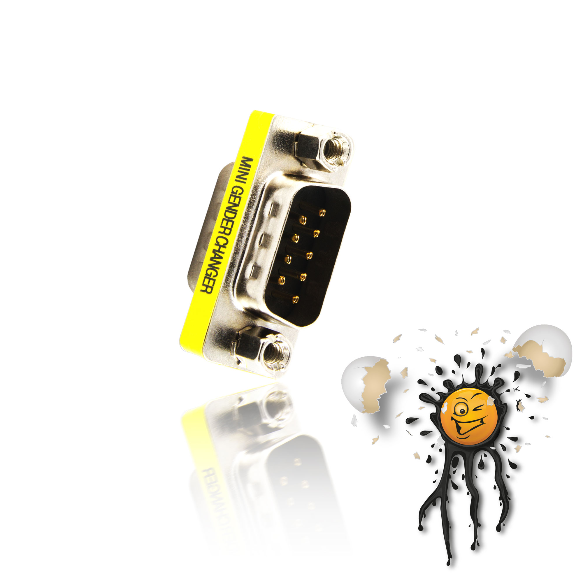 RS232 seriell Adapter Gender Changer DB9 male to male – Bild 3