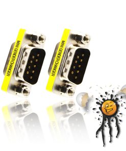 RS232 seriell Adapter Gender Changer DB9 male to male