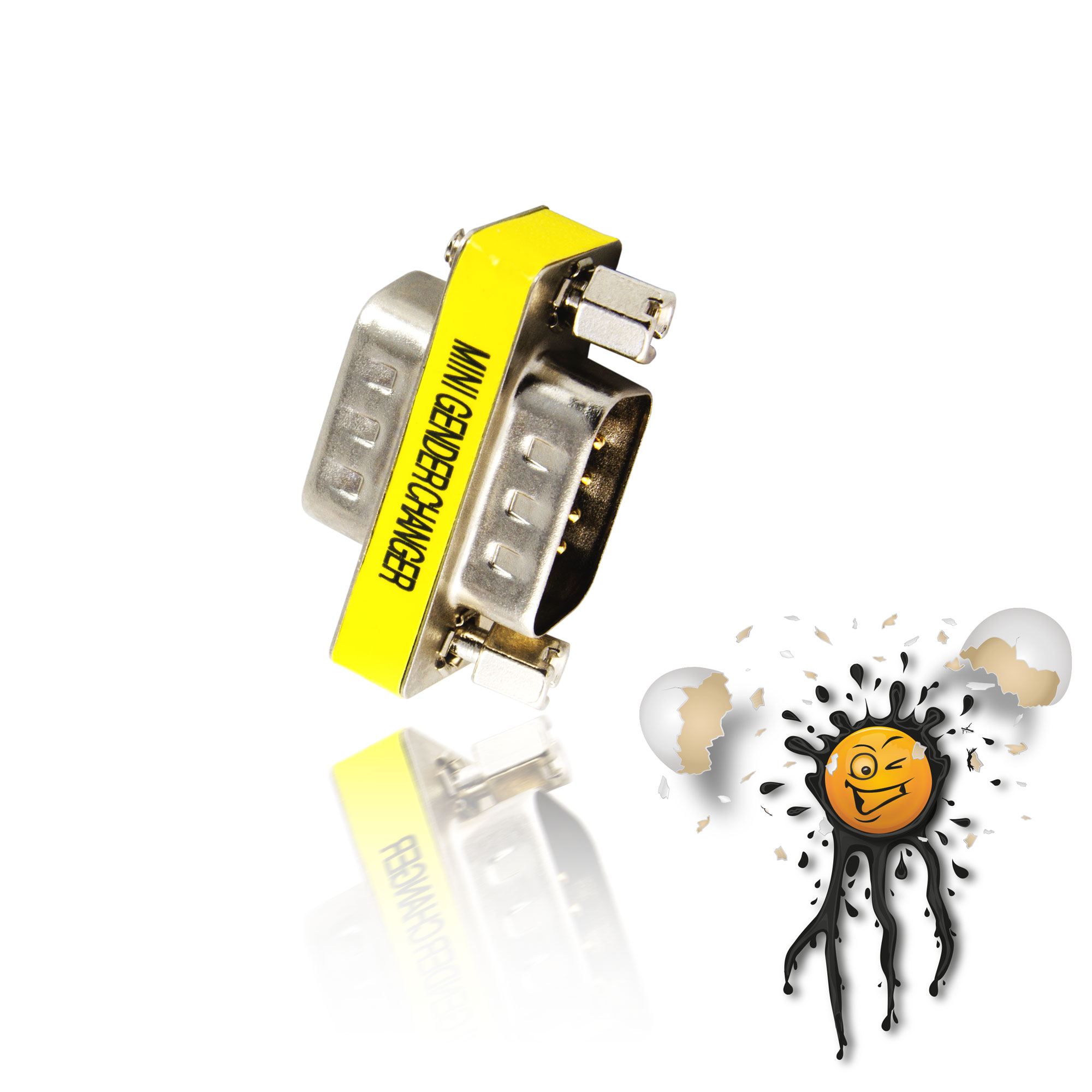 RS232 seriell Adapter Gender Changer DB9 male to male – Bild 5