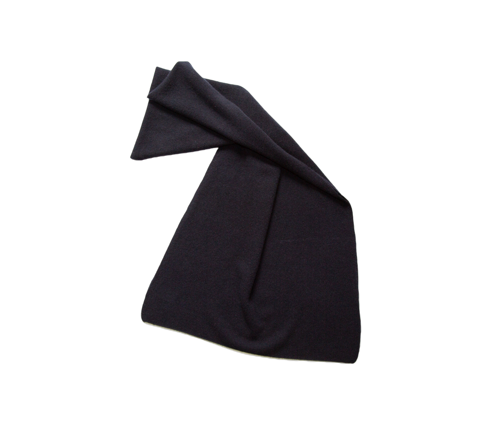 Papa Lobster – Schal Damen/Teens, ‚SASKIA‘, dunkelblau, Kaschmir – Bild 3