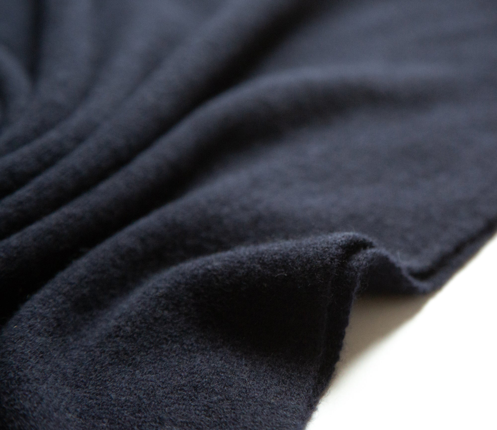 Papa Lobster – Schal Damen/Teens, ‚SASKIA‘, dunkelblau, Kaschmir