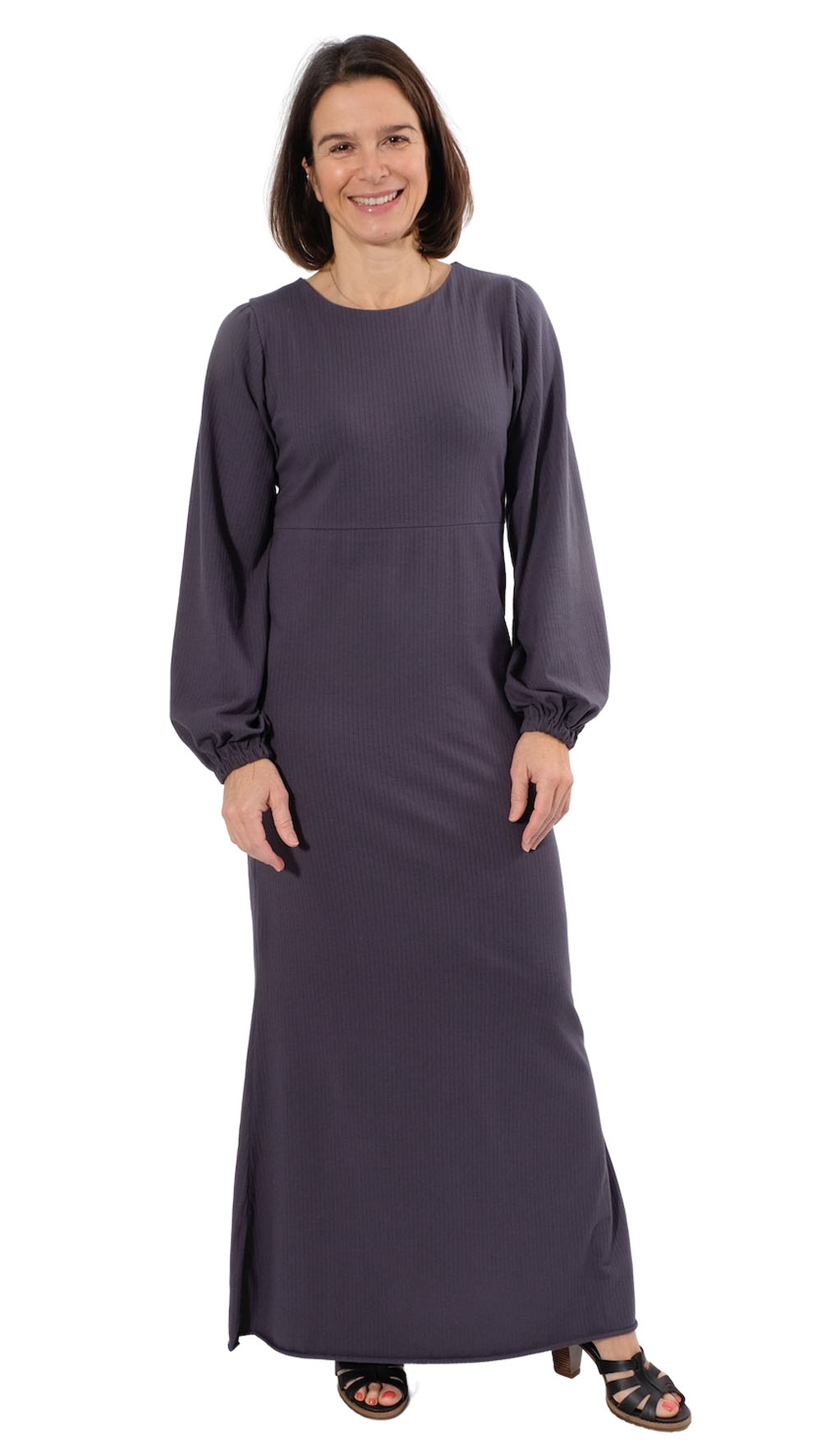 Jersey, weicher Rippenjersey Schwarz – Bild 6