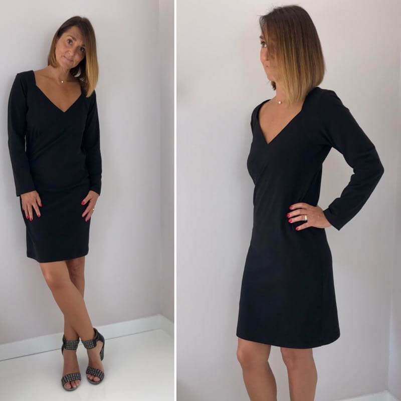 Viskosestoff – Crêpe Stoff, unifarben Ecru – Bild 5