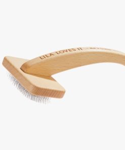 LILA LOVES IT Premium Slicker Bürste für dichte Unterwolle (medium)