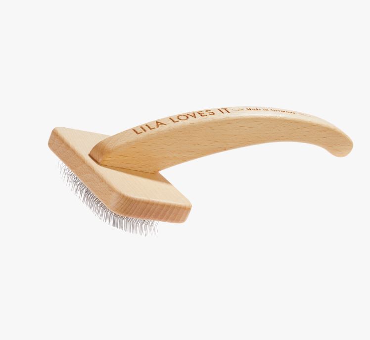 LILA LOVES IT Premium Slicker Bürste für dichte Unterwolle (medium)