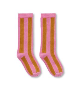 SPROET & SPROUT – Socken, STRIPES, purple pink, Bio Baumwolle