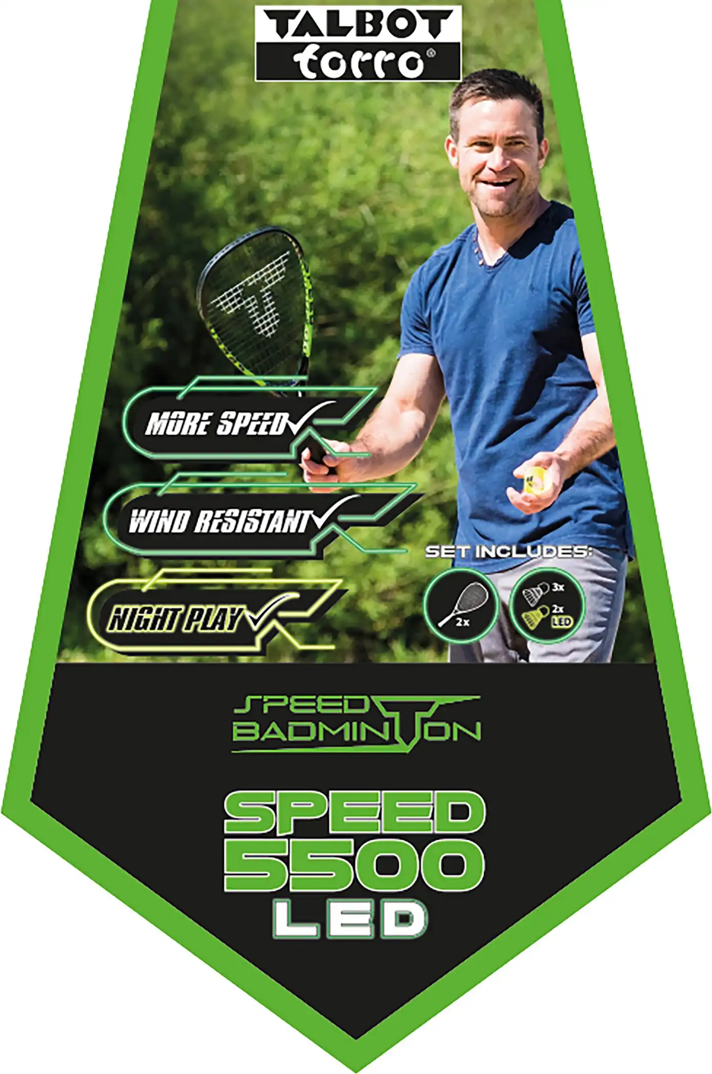 Speedbadminton Set SPEED 5500 Keine Farbe – Bild 6
