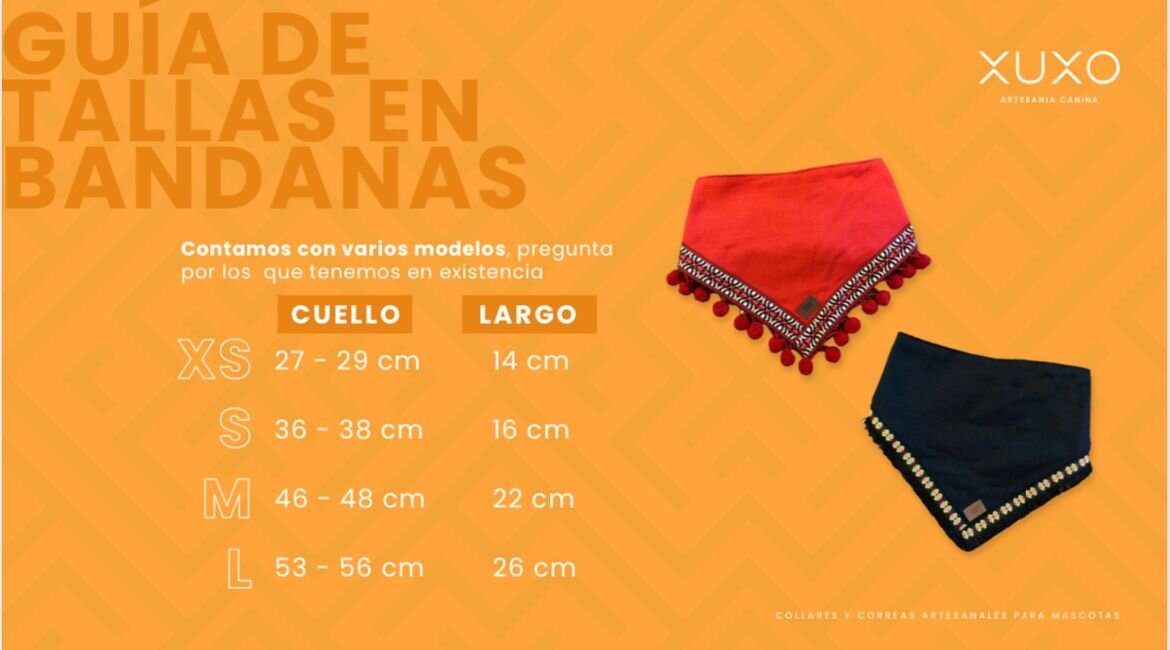 Handgefertigtes Boho-Hunde-Bandana, aus Mexiko, jeansblau/bunt, schwarze Fransen (mit Druckknöpfen), S, M – Bild 4