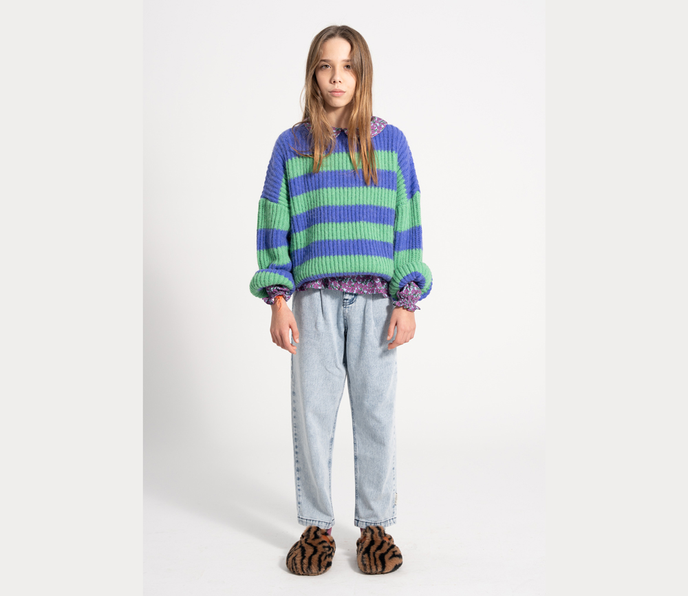 PiuPiuChick – Mom Jeans, washed blue denim – Bild 3