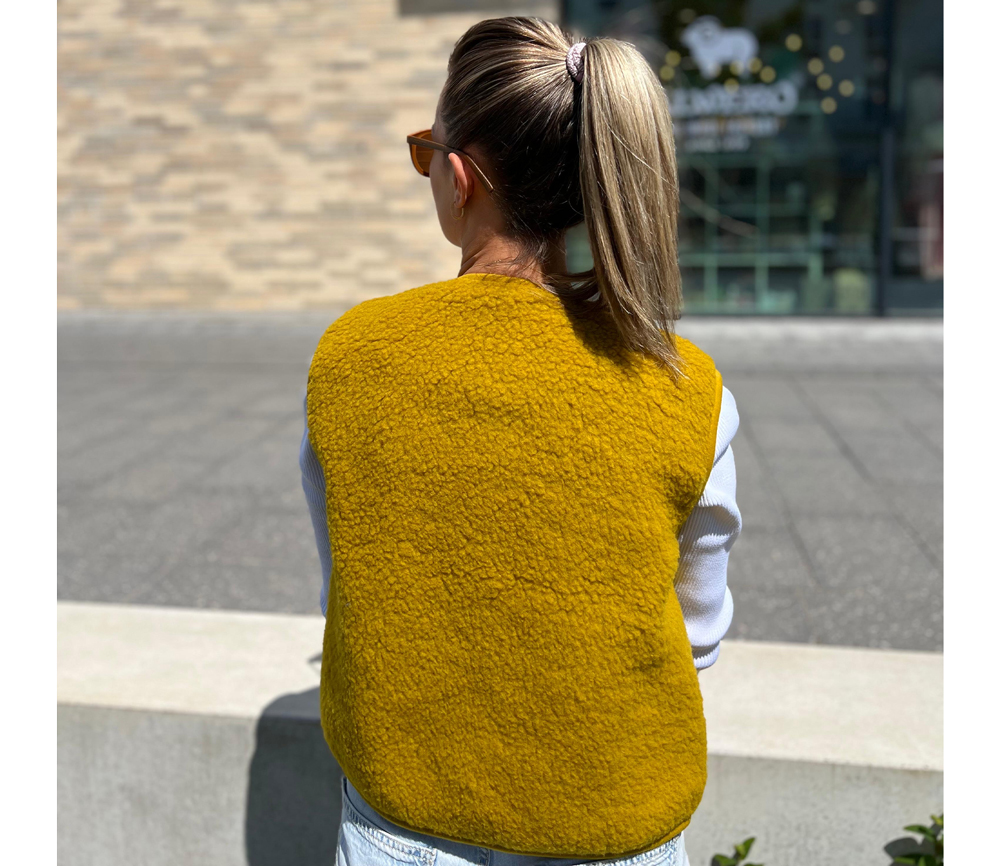 Alwero – Weste „TYB“ Adult, DIJON, Biowolle Ultra Light – Bild 4