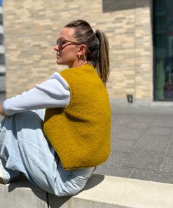 Alwero – Weste „TYB“ Adult, DIJON, Biowolle Ultra Light