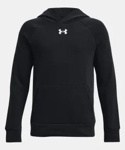 UA Rival Fleece Hoodie-BLK