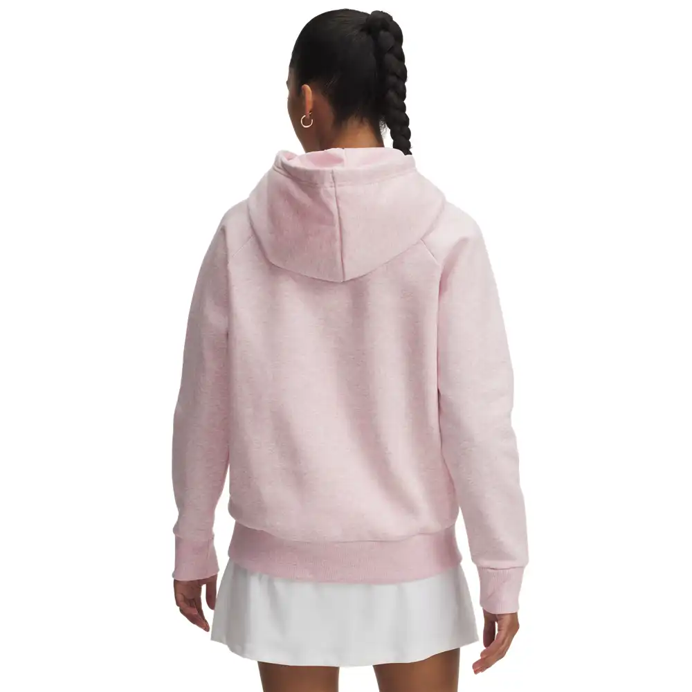 UA Rival Fleece Hoodie-PNK – Bild 3
