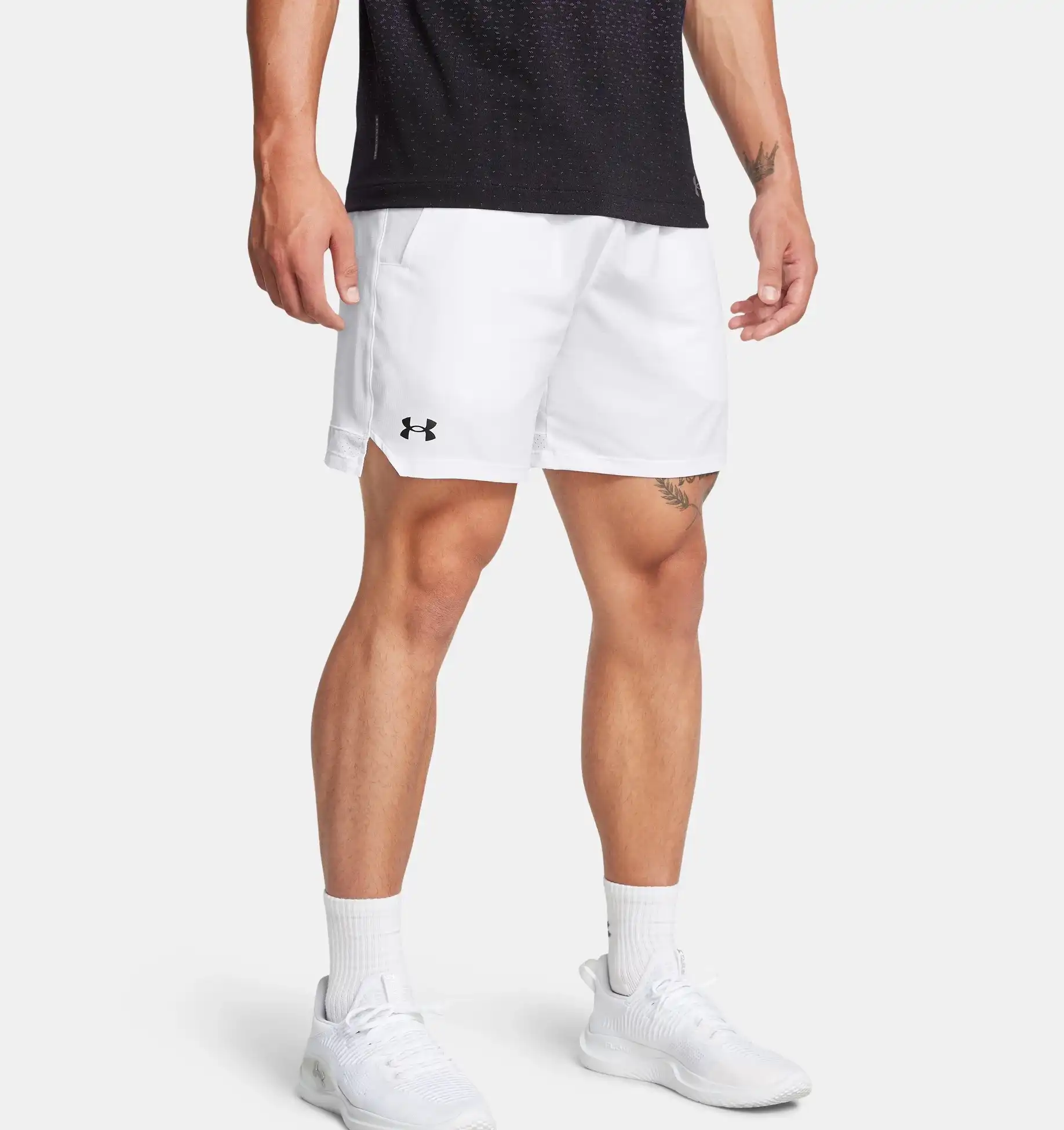 UA Vanish Woven 6in Shorts-WHT – Bild 4