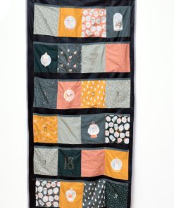 Stoffpanel für Adventskalender, Grün, Xmas / Weihnachten