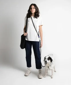 zeedog Hands-Free Leash „NOX“ (E.zee-Verstellschnalle Taille oder Schulter) stufenlos verstellbar 1,2m – 2,4m (reflektierendes Seil)