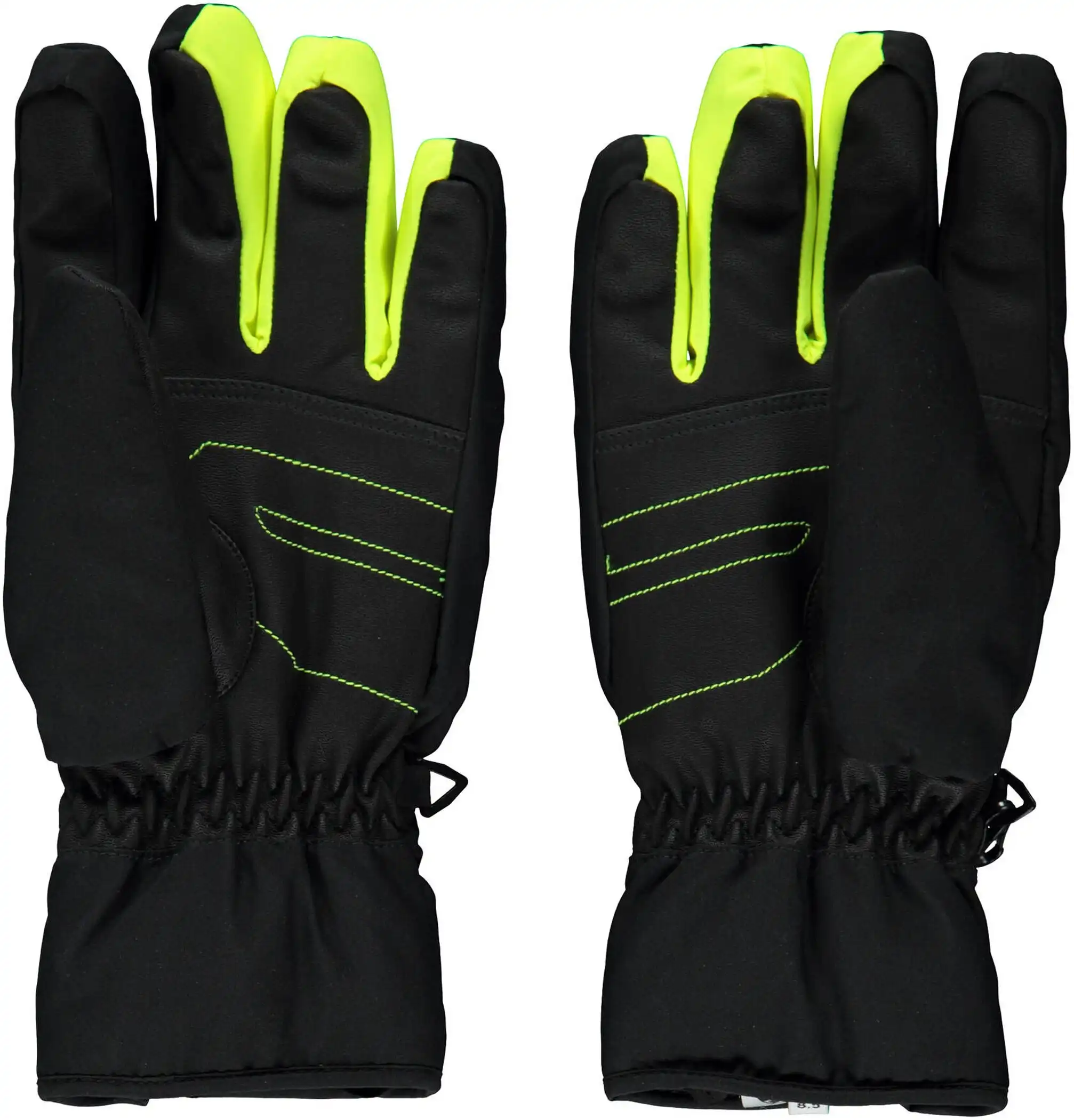 GARY AS(R) glove ski alpine black.poison yellow – Bild 4