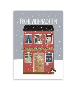 Nellie&Finn – Postkarte „ZU HAUSE“